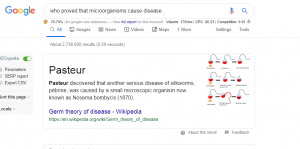 who proved that microorganisms cause disease